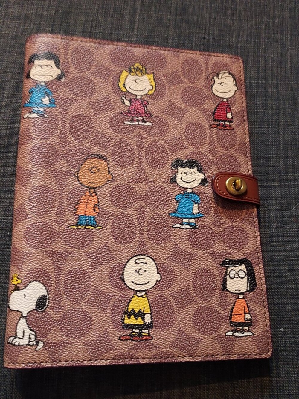Free Shipping! New Authentic Coach Peanuts Notebook Journal